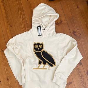 OVO OG womens cream owl hoodie